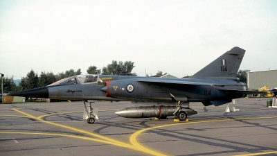 Photo ID 110293 by Alex Staruszkiewicz. Greece Air Force Dassault Mirage F1CG, 114