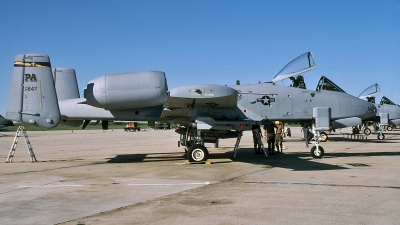 Photo ID 110328 by David F. Brown. USA Air Force Fairchild A 10A Thunderbolt II, 82 0647