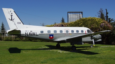 Photo ID 110866 by Lukas Kinneswenger. Chile Navy Embraer EMB 110CN Bandeirante, 108