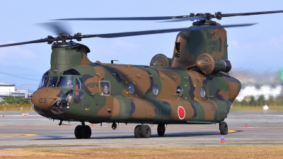 Photo ID 111056 by Peter Terlouw. Japan Air Force Boeing Vertol Kawasaki CH 47J Chinook, 52903