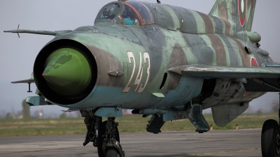 Photo ID 111525 by Alexander Mladenov. Bulgaria Air Force Mikoyan Gurevich MiG 21bis SAU, 243