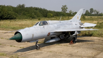 Photo ID 14621 by Chris Lofting. Romania Air Force Mikoyan Gurevich MiG 21PF, 510