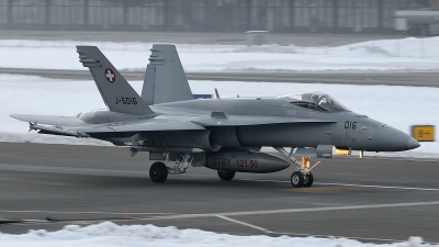 Photo ID 113854 by Martin Thoeni - Powerplanes. Switzerland Air Force McDonnell Douglas F A 18C Hornet, J 5016