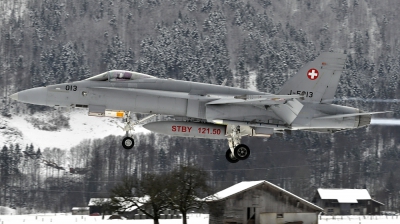 Photo ID 113791 by Bart Hoekstra. Switzerland Air Force McDonnell Douglas F A 18C Hornet, J 5013