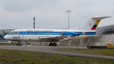 Photo ID 114892 by Joan le Poole. Colombia Air Force Fokker F 28 3000C Fellowship, FAC1041
