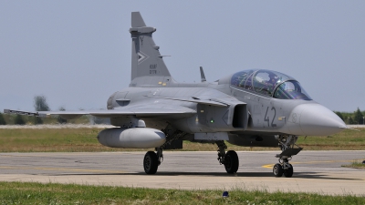 Photo ID 115895 by Peter Terlouw. Hungary Air Force Saab JAS 39D Gripen, 42