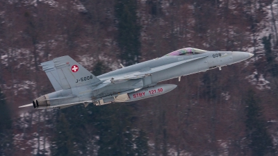 Photo ID 115893 by Simone Gazzola. Switzerland Air Force McDonnell Douglas F A 18C Hornet, J 5008