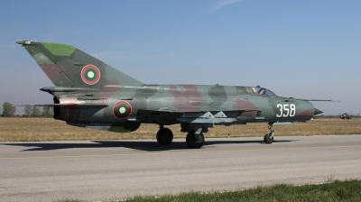 Photo ID 116335 by Stamatis Alipasalis. Bulgaria Air Force Mikoyan Gurevich MiG 21bis SAU, 358