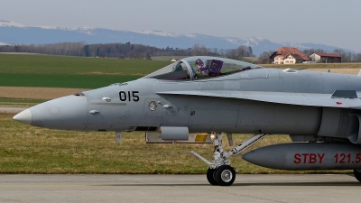 Photo ID 116457 by Sven Zimmermann. Switzerland Air Force McDonnell Douglas F A 18C Hornet, J 5015