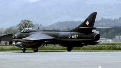 Photo ID 116533 by Joop de Groot. Switzerland Air Force Hawker Hunter F58, J 4037