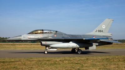 Photo ID 117219 by Thomas Ziegler - Aviation-Media. Netherlands Air Force General Dynamics F 16BM Fighting Falcon, J 884