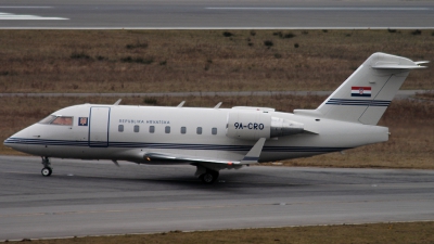 Photo ID 118081 by Sven Zimmermann. Croatia Government Canadair CL 600 2B16 Challenger 604, 9A CRO