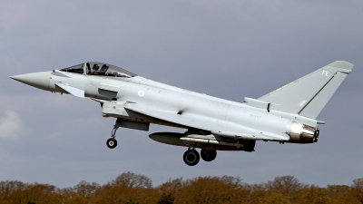 Photo ID 118349 by Carl Brent. UK Air Force Eurofighter Typhoon FGR4, ZK337