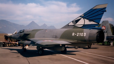 Photo ID 120021 by Ludwig Isch. Switzerland Air Force Dassault Mirage IIIRS, R 2103