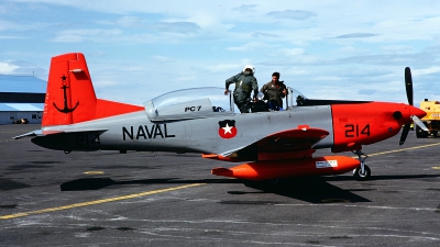 Photo ID 120173 by Baldur Sveinsson. Chile Navy Pilatus PC 7 Turbo Trainer, 214