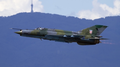 Photo ID 120670 by Chris Lofting. Croatia Air Force Mikoyan Gurevich MiG 21bisD, 116