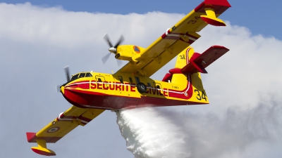 Photo ID 122534 by Tony Osborne - Opensky Imagery. France Securite Civile Canadair CL 415, F ZBFX