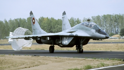 Photo ID 122579 by Joop de Groot. Bulgaria Air Force Mikoyan Gurevich MiG 29UB 9 51, 04