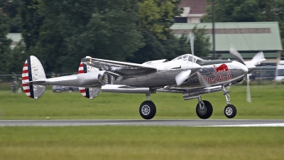 Photo ID 124531 by Niels Roman / VORTEX-images. Private Red Bull Lockheed P 38L Lightning, N25Y