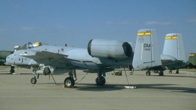 Photo ID 124253 by Peter Boschert. USA Air Force Fairchild A 10A Thunderbolt II, 81 0943
