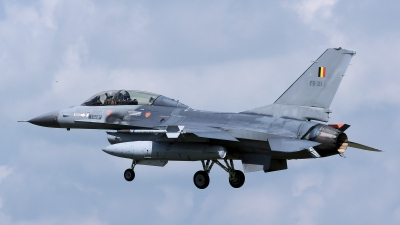 Photo ID 124943 by John. Belgium Air Force General Dynamics F 16BM Fighting Falcon, FB 21