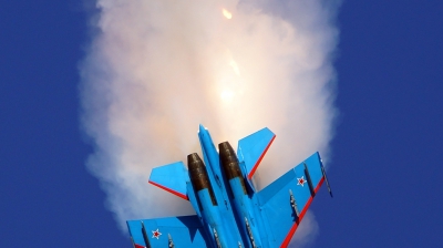 Photo ID 125267 by Lukas Kinneswenger. Russia Air Force Sukhoi Su 27UB,  