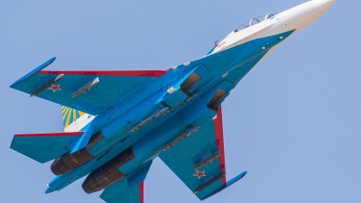 Photo ID 125358 by Gyula Rácz. Russia Air Force Sukhoi Su 27UB, 20 BLUE