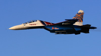 Photo ID 125403 by Milos Ruza. Russia Air Force Sukhoi Su 27UB, 20 BLUE