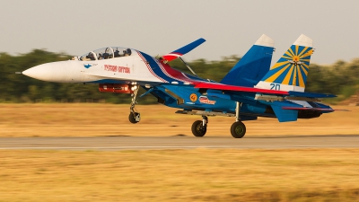 Photo ID 125495 by Alex van Noye. Lithuania Air Force Sukhoi Su 27UB, 20 BLUE