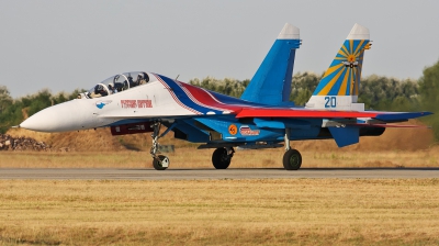 Photo ID 125494 by Jan Suchanek. Russia Air Force Sukhoi Su 27UB, 20 BLUE