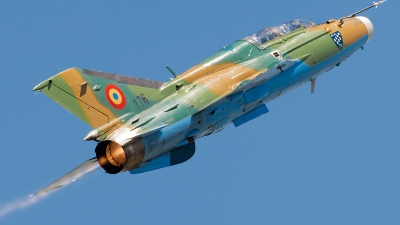 Photo ID 125627 by Alex van Noye. Romania Air Force Mikoyan Gurevich MiG 21UM Lancer B, 176