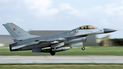 Photo ID 126728 by Joop de Groot. Denmark Air Force General Dynamics F 16A Fighting Falcon, E 187
