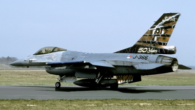 Photo ID 125824 by Marinus Dirk Tabak. Netherlands Air Force General Dynamics F 16AM Fighting Falcon, J 366