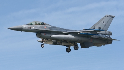 Photo ID 125852 by Rainer Mueller. Netherlands Air Force General Dynamics F 16AM Fighting Falcon, J 512