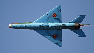 Photo ID 125928 by Niels Roman / VORTEX-images. Romania Air Force Mikoyan Gurevich MiG 21UM Lancer B, 176