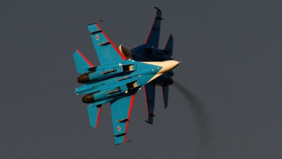 Photo ID 126058 by FEUILLIN Alexis. Russia Air Force Sukhoi Su 27UB, 20 BLUE