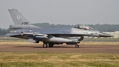 Photo ID 126092 by Niels Roman / VORTEX-images. Netherlands Air Force General Dynamics F 16AM Fighting Falcon, J 061