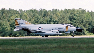 Photo ID 16464 by Gregg Stansbery. USA Air Force McDonnell Douglas F 4C Phantom II, 63 7442