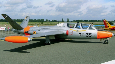 Photo ID 127405 by Arie van Groen. Belgium Air Force Fouga CM 170R Magister, MT 35