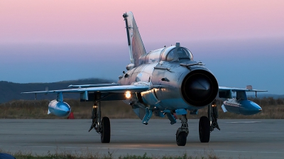 Photo ID 128144 by Petru DIMOFF. Romania Air Force Mikoyan Gurevich MiG 21MF Lancer A, 5834