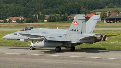 Photo ID 128723 by Alessandro L.. Switzerland Air Force McDonnell Douglas F A 18C Hornet, J 5023