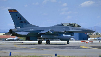 Photo ID 128558 by Peter Boschert. USA Air Force General Dynamics F 16B Fighting Falcon, 80 0636