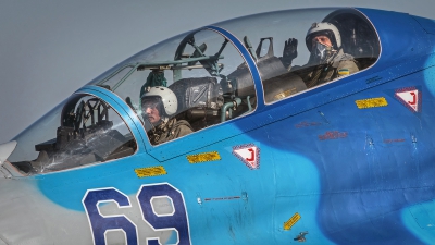 Photo ID 128733 by Petr Pospisil. Ukraine Air Force Sukhoi Su 27UB,  