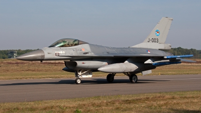 Photo ID 128760 by Jan Eenling. Netherlands Air Force General Dynamics F 16AM Fighting Falcon, J 003