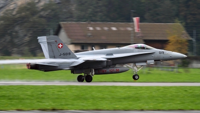 Photo ID 130220 by Agata Maria Weksej. Switzerland Air Force McDonnell Douglas F A 18C Hornet, J 5019