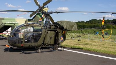 Photo ID 133109 by Jan Eenling. Belgium Army Sud Aviation SA 318C Alouette II, A53