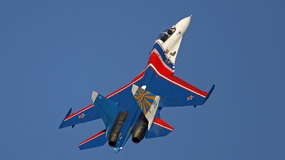 Photo ID 133612 by Niels Roman / VORTEX-images. Russia Air Force Sukhoi Su 27UB, 20 BLUE