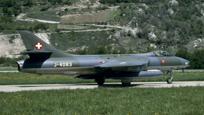 Photo ID 133648 by Joop de Groot. Switzerland Air Force Hawker Hunter F58, J 4083
