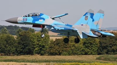 Photo ID 133703 by Jan Suchanek. Ukraine Air Force Sukhoi Su 27UB,  