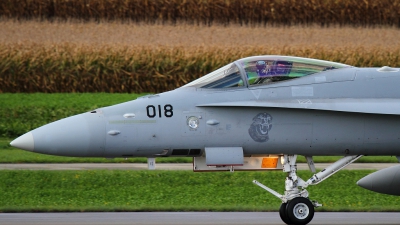 Photo ID 134293 by Agata Maria Weksej. Switzerland Air Force McDonnell Douglas F A 18C Hornet, J 5018